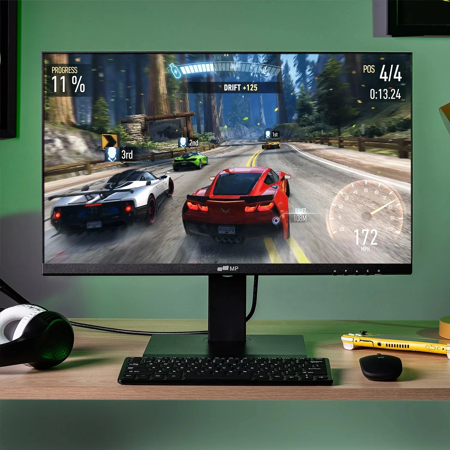 23.8" FHD Desktop Monitor - Image 7